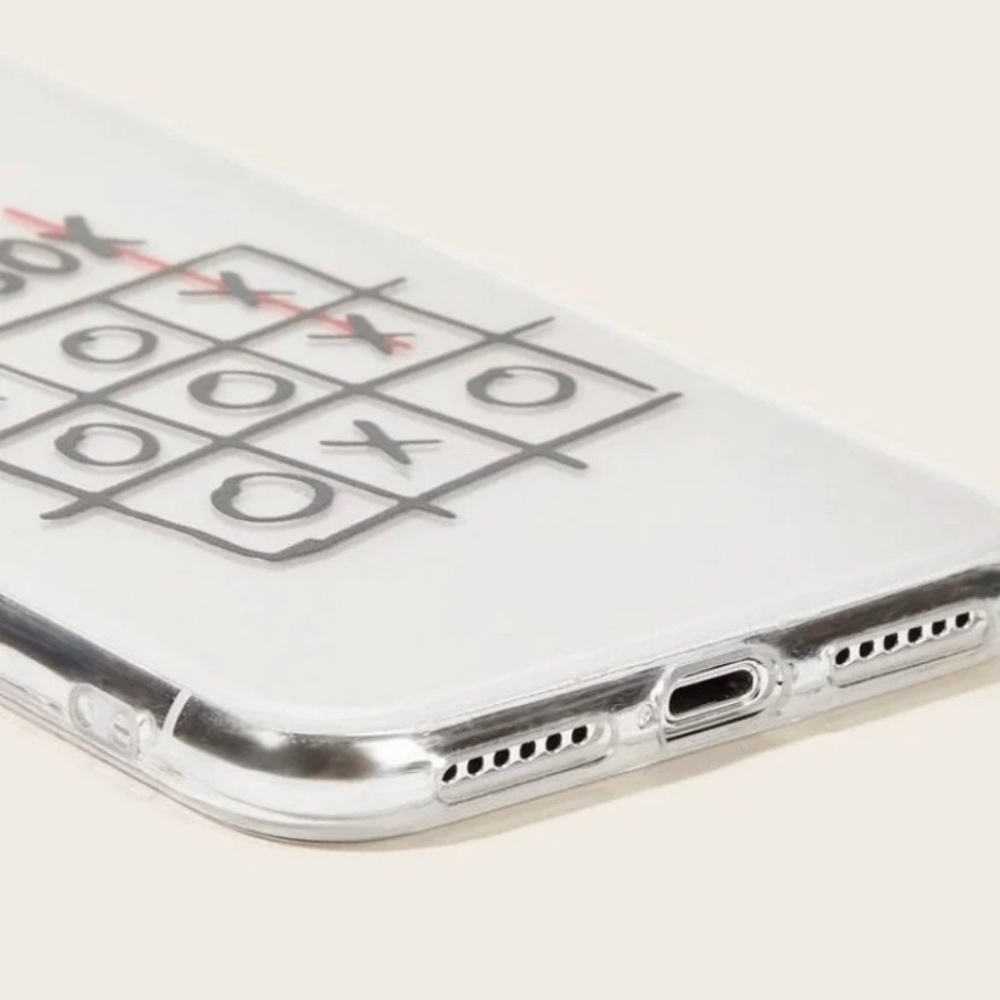Slogan Pattern iPhone case